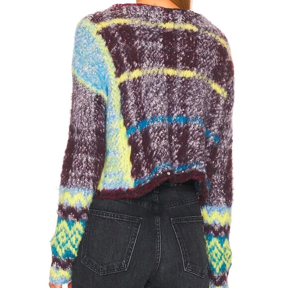 NWT FREE PEOPLE Emerson Pullover Crop Sweater - Picture 2 of 10